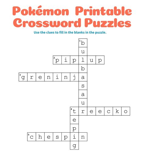 crossword pokemon|printable pokemon crossword puzzles.